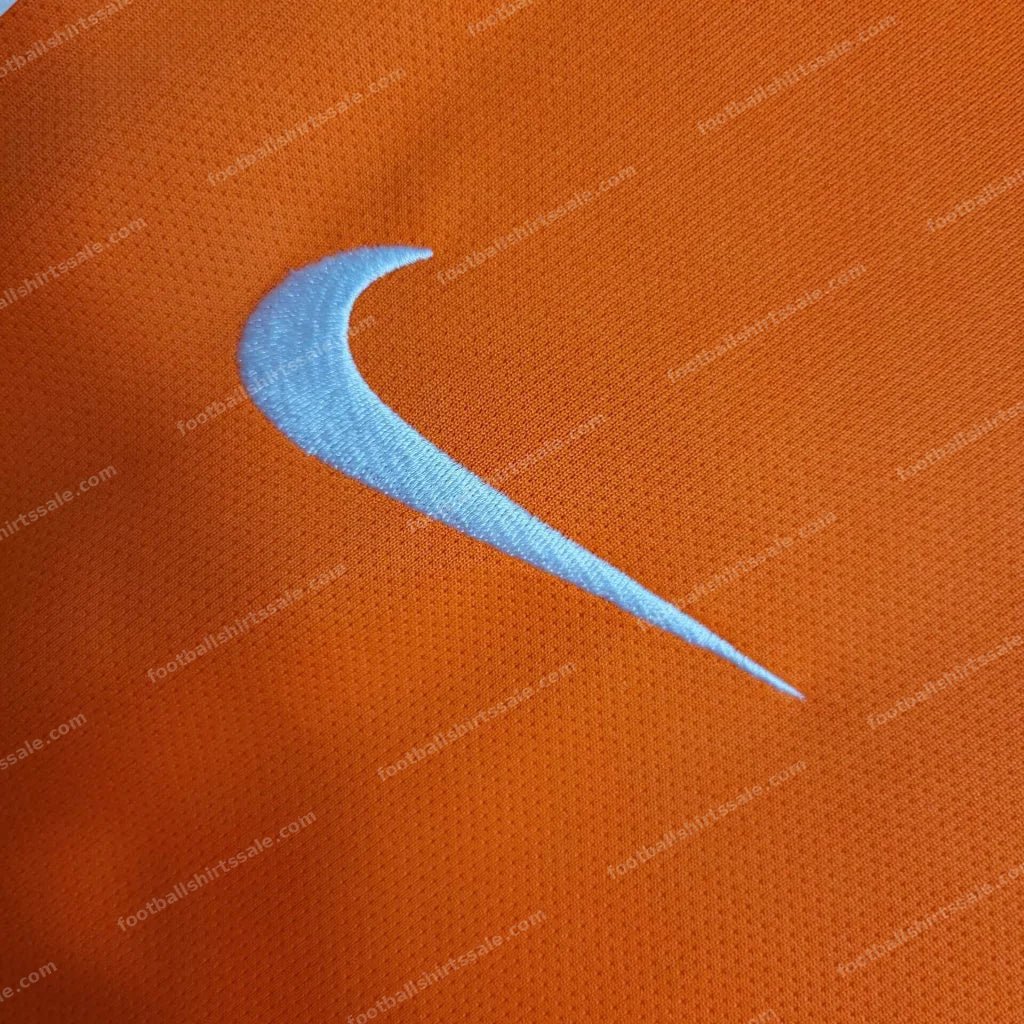 2010 Retro Netherlands Home Football Shirt - Detail 4