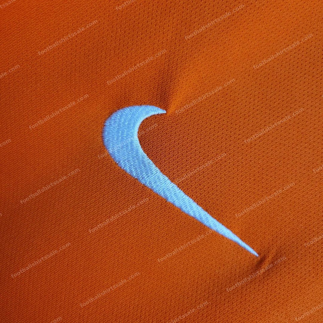 2014 Retro Netherlands Home Football Shirt - Detail 2