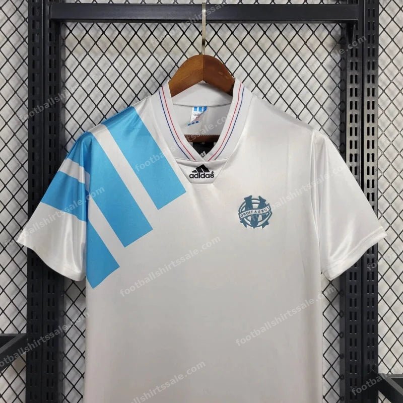 1992/1993 Retro Olympique de Marseille Home Football Shirt 1:1 Thai Quality - Detail 2