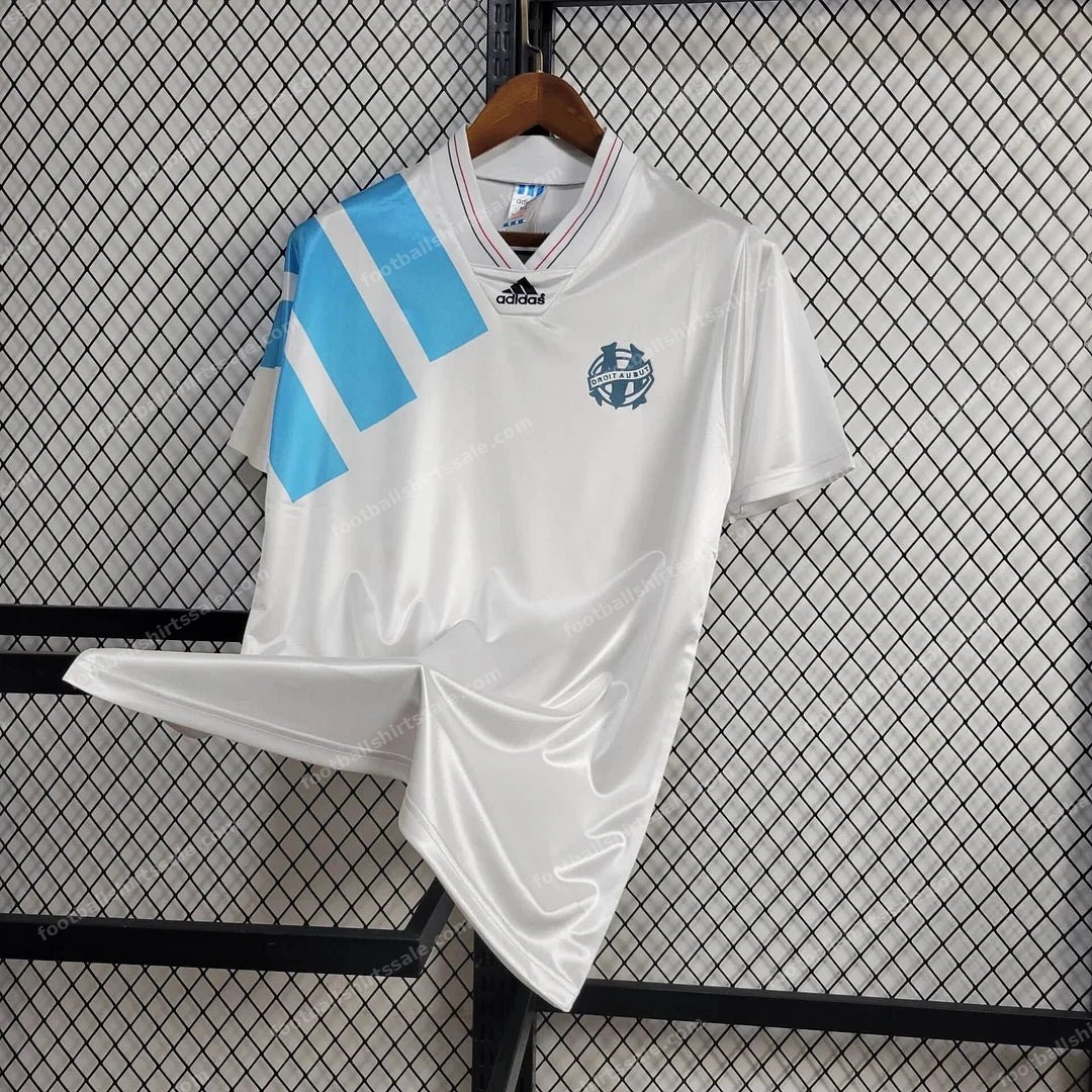 1992/1993 Retro Olympique de Marseille Home Football Shirt 1:1 Thai Quality - Detail 3
