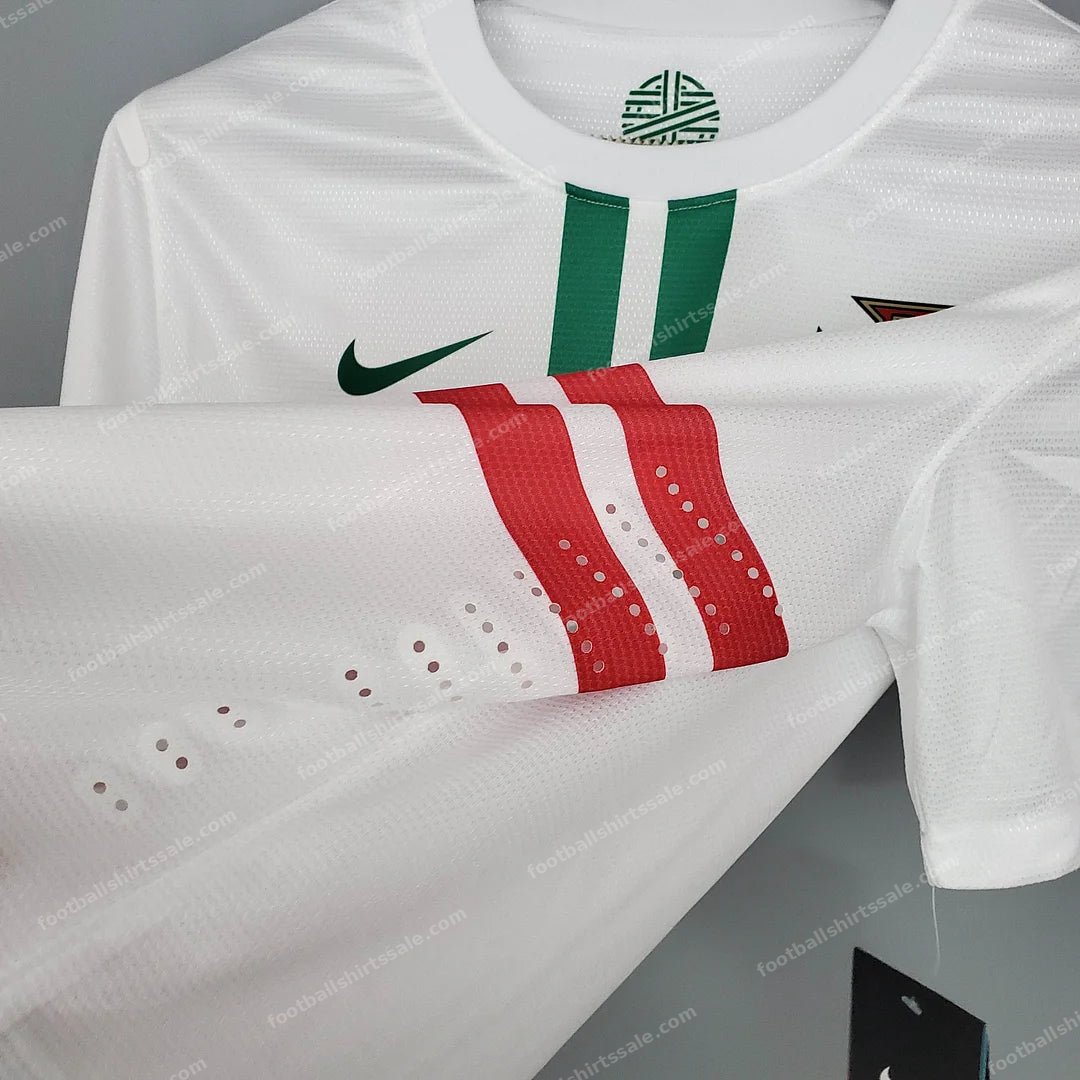 2012 Retro Portugal Away Football Shirt - Detail 5