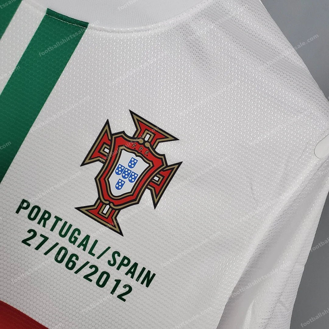 2012 Retro Portugal Away Football Shirt - Detail 7