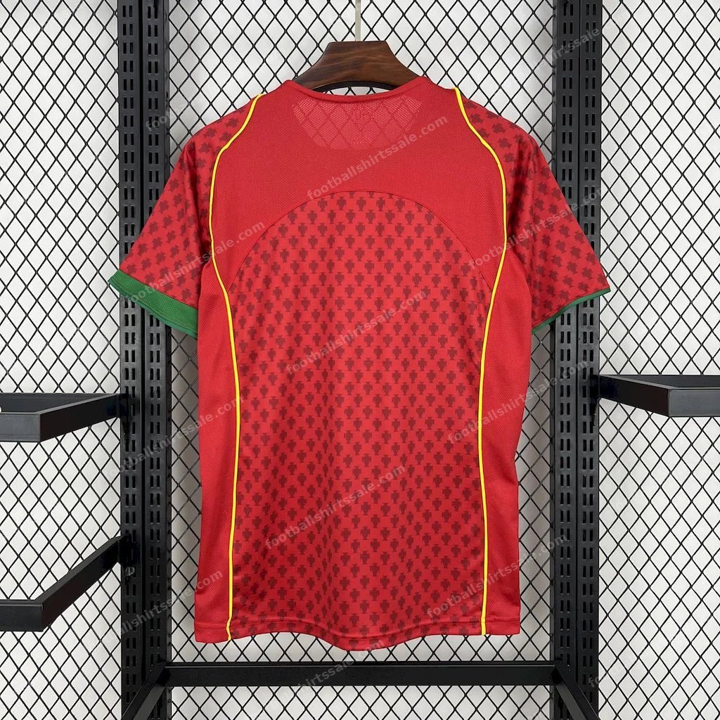 2004 Retro Portugal Home Football Shirt 1:1 Thai Quality - Detail 1