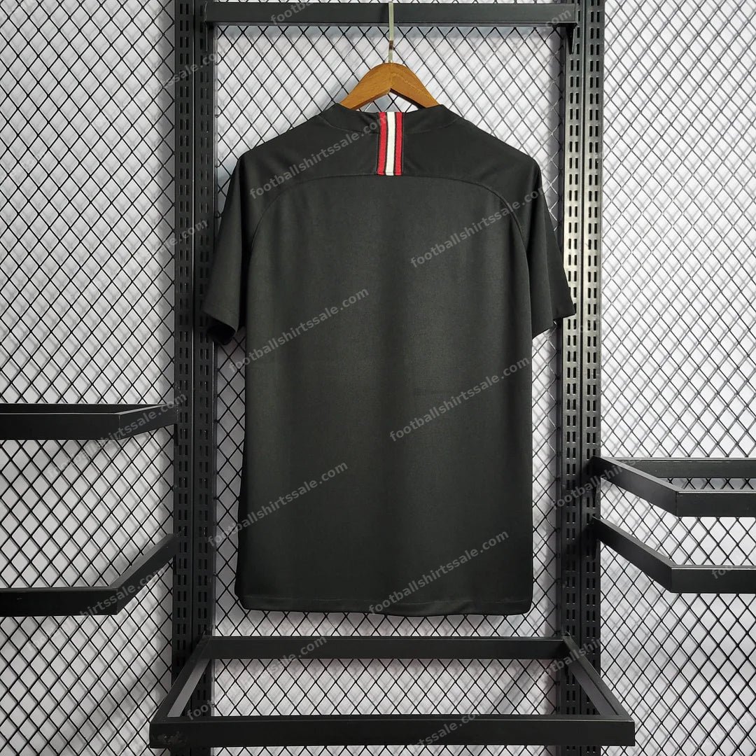 2018/2019 Retro Psg Paris Saint-Germain Black Soccer Jersey - Detail 1