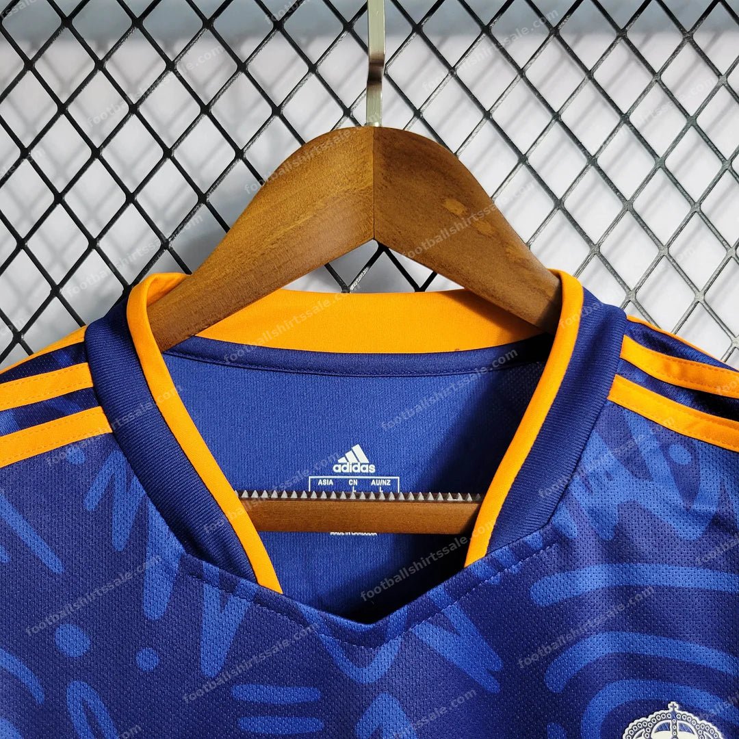 2021/2022 Retro Real Madrid Football Shirt Away - Detail 8