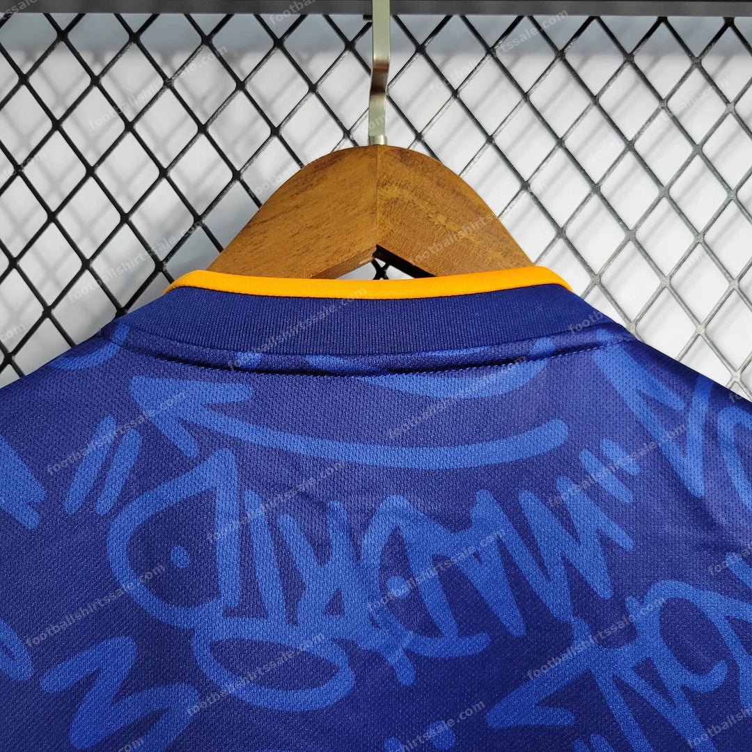 2021/2022 Retro Real Madrid Football Shirt Away - Detail 9