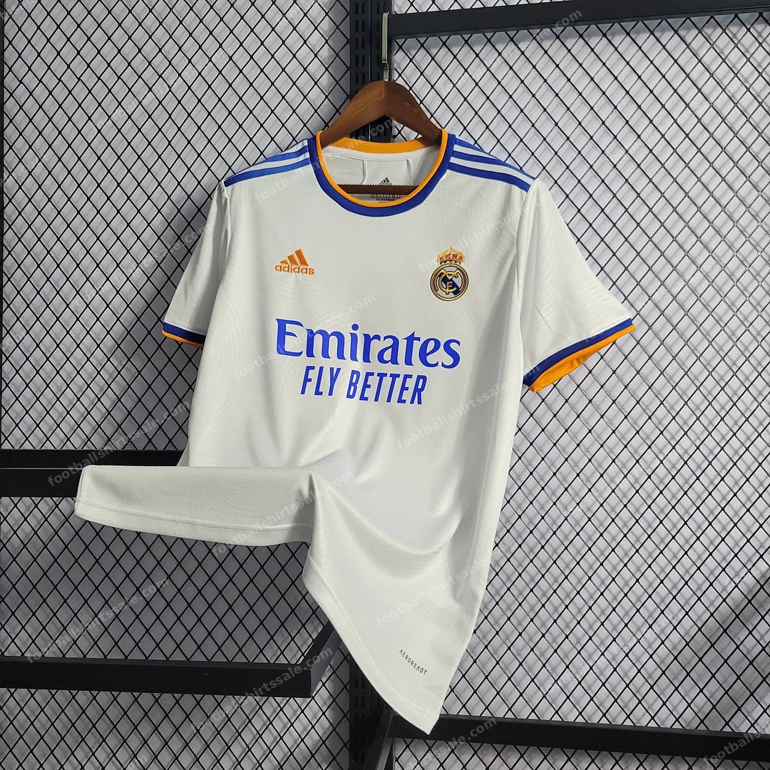 2021/2022 Retro Real Madrid Football Shirt Home - Detail 2