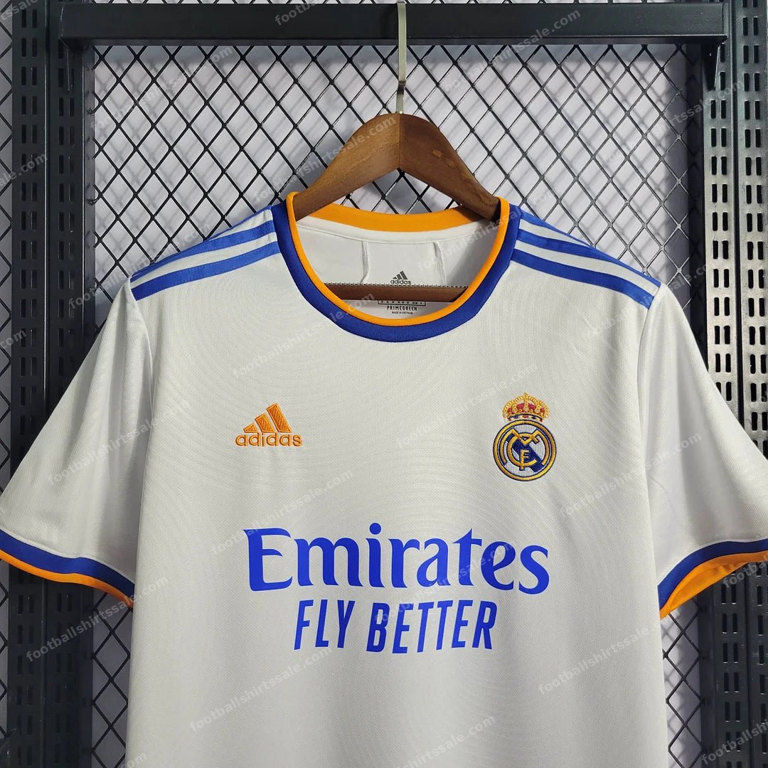 2021/2022 Retro Real Madrid Football Shirt Home - Detail 3