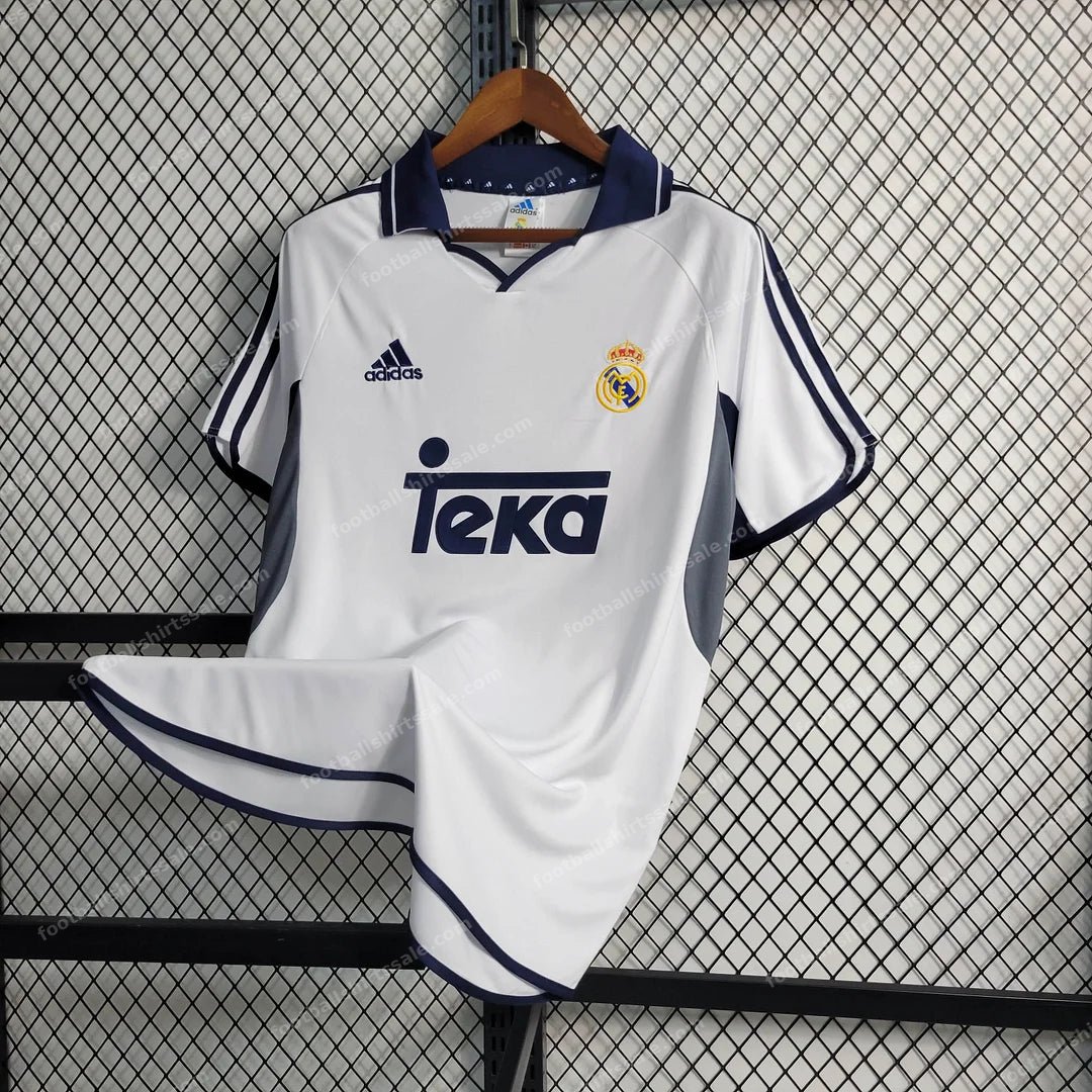 2000/2001 Retro Real Madrid Home Football Shirt 1:1 Thai Quality - Detail 2