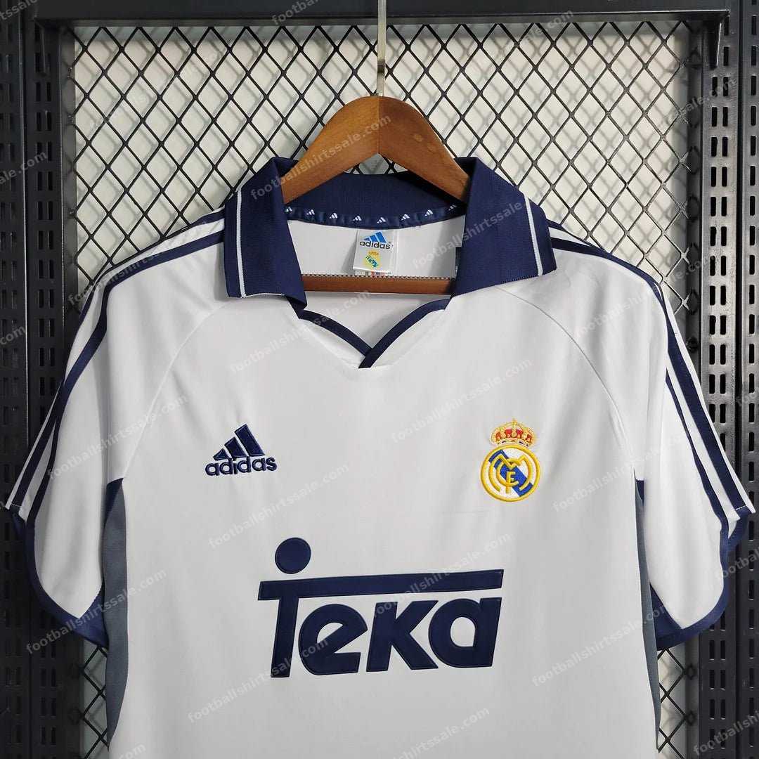 2000/2001 Retro Real Madrid Home Football Shirt 1:1 Thai Quality - Detail 3