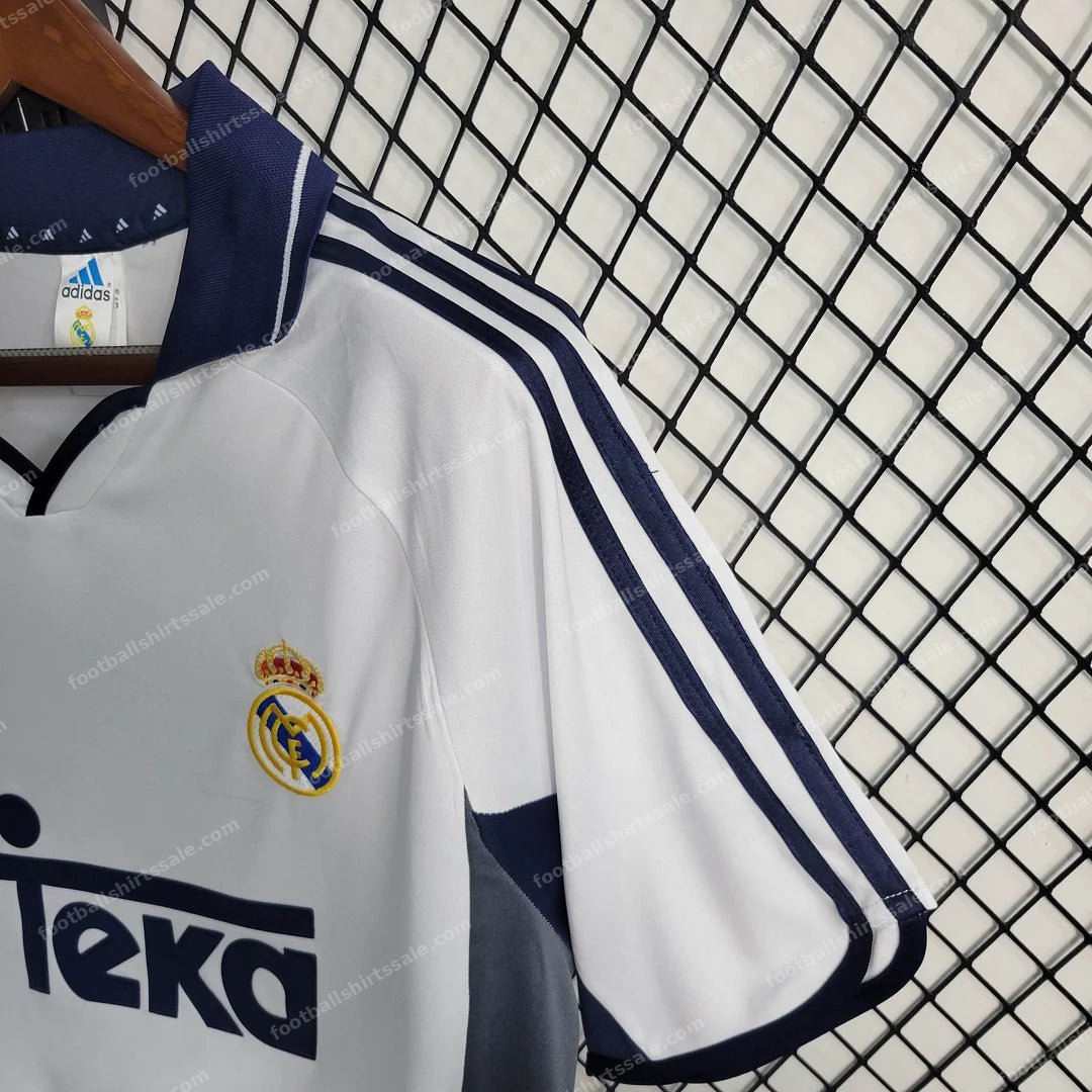 2000/2001 Retro Real Madrid Home Football Shirt 1:1 Thai Quality - Detail 7