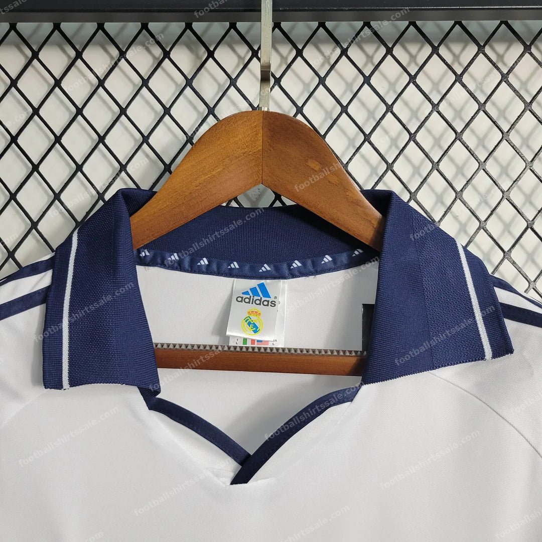 2000/2001 Retro Real Madrid Home Football Shirt 1:1 Thai Quality - Detail 9