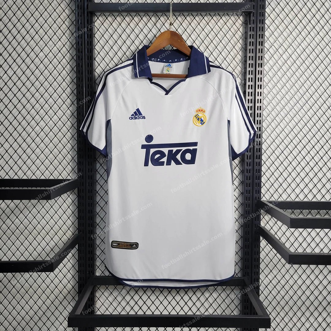 2000/2001 Retro Real Madrid Home Football Shirt 1:1 Thai Quality