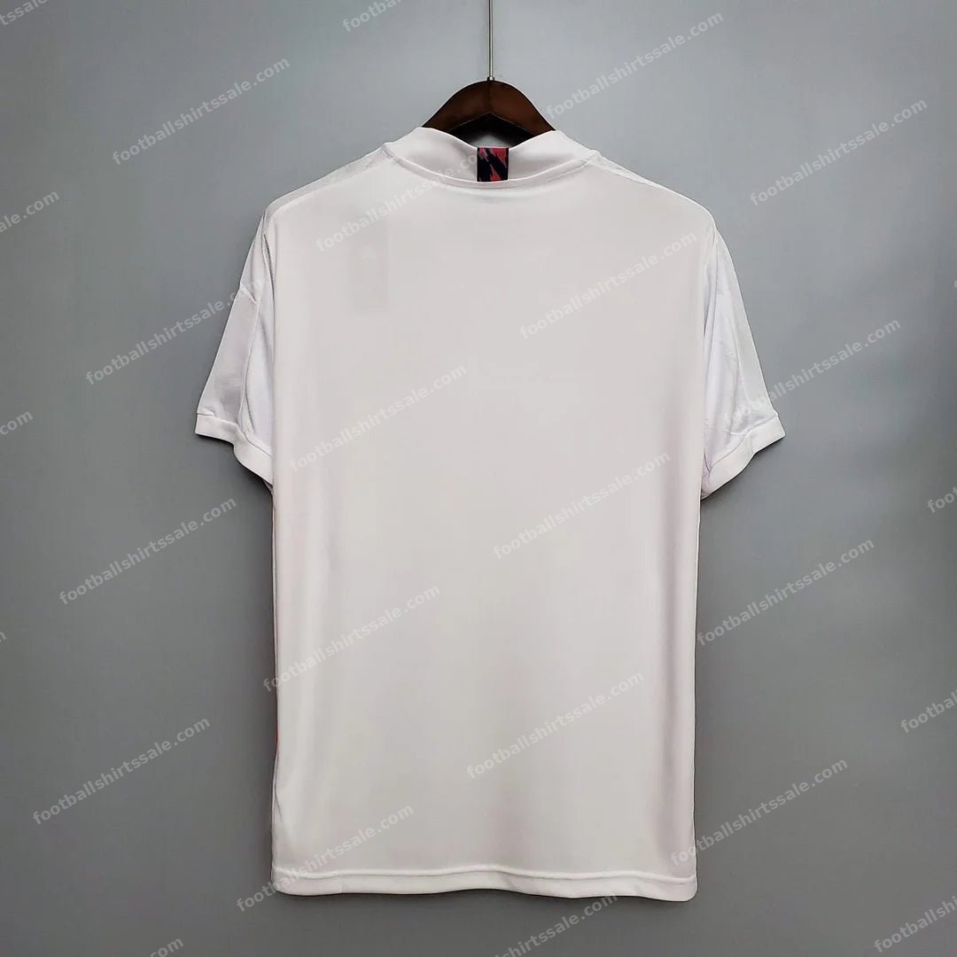 2020/2021 Retro Real Madrid Home Football Shirt - Detail 1
