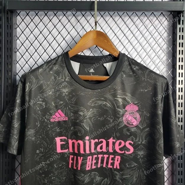2020/2021 Retro Real Madrid Third Away Football Shirt - Detail 2