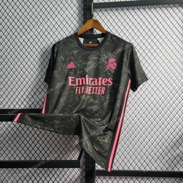 2020/2021 Retro Real Madrid Third Away Football Shirt - Detail 3