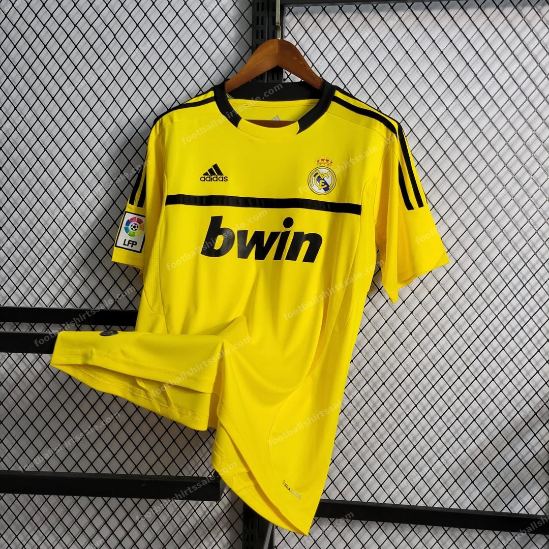2011/2012 Retro Real Madrid Yellow Goalkeeper Football Shirt - Detail 1