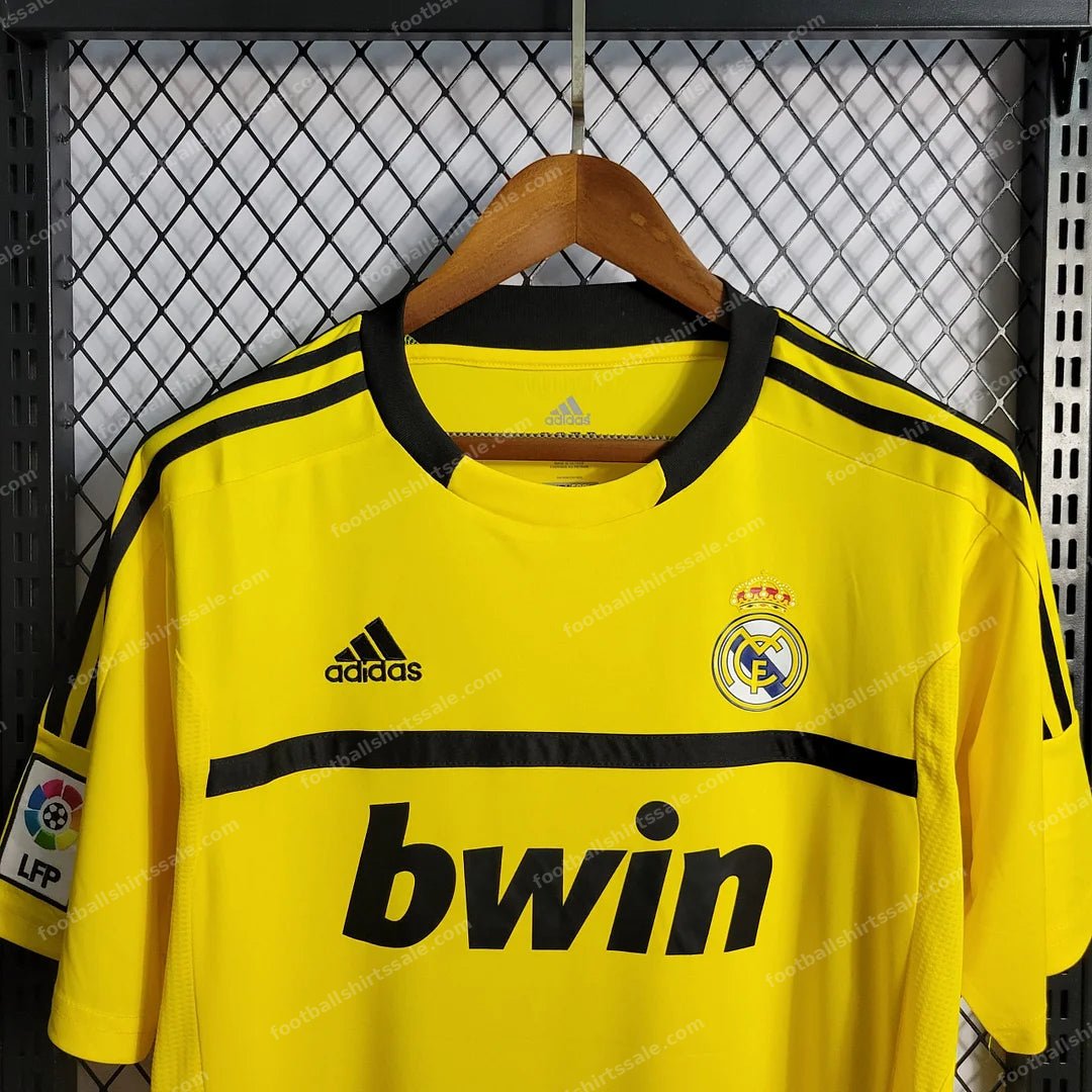 2011/2012 Retro Real Madrid Yellow Goalkeeper Football Shirt - Detail 2