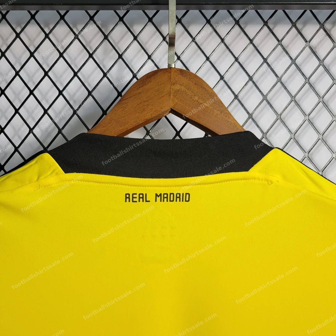 2011/2012 Retro Real Madrid Yellow Goalkeeper Football Shirt - Detail 3