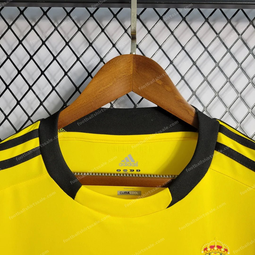 2011/2012 Retro Real Madrid Yellow Goalkeeper Football Shirt - Detail 4