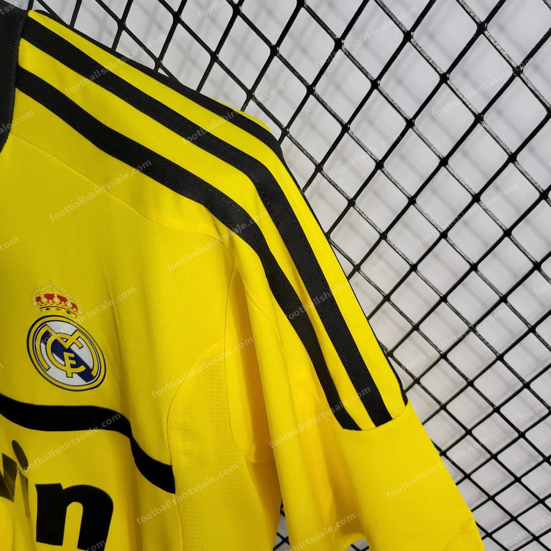 2011/2012 Retro Real Madrid Yellow Goalkeeper Football Shirt - Detail 5