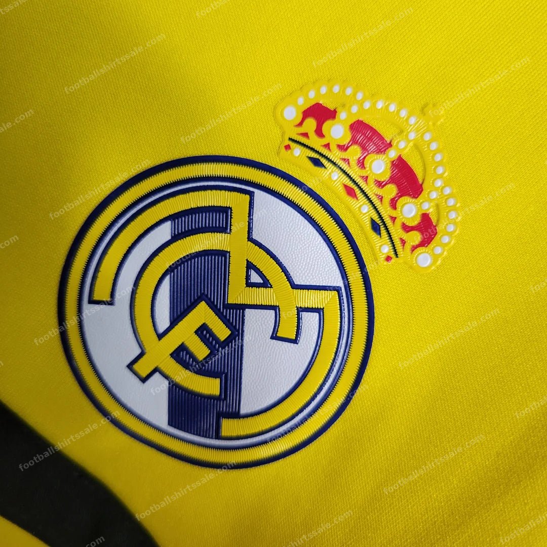 2011/2012 Retro Real Madrid Yellow Goalkeeper Football Shirt - Detail 7