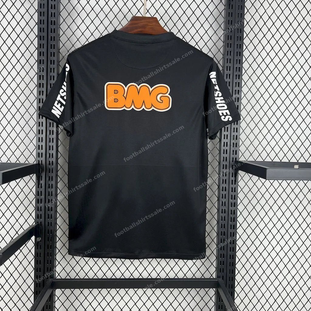 2011/2012 Retro Santos Away Black Football Shirt - Detail 1