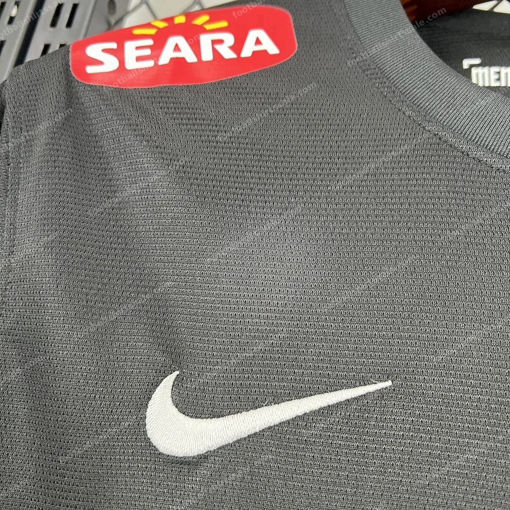 2011/2012 Retro Santos Away Black Football Shirt - Detail 2