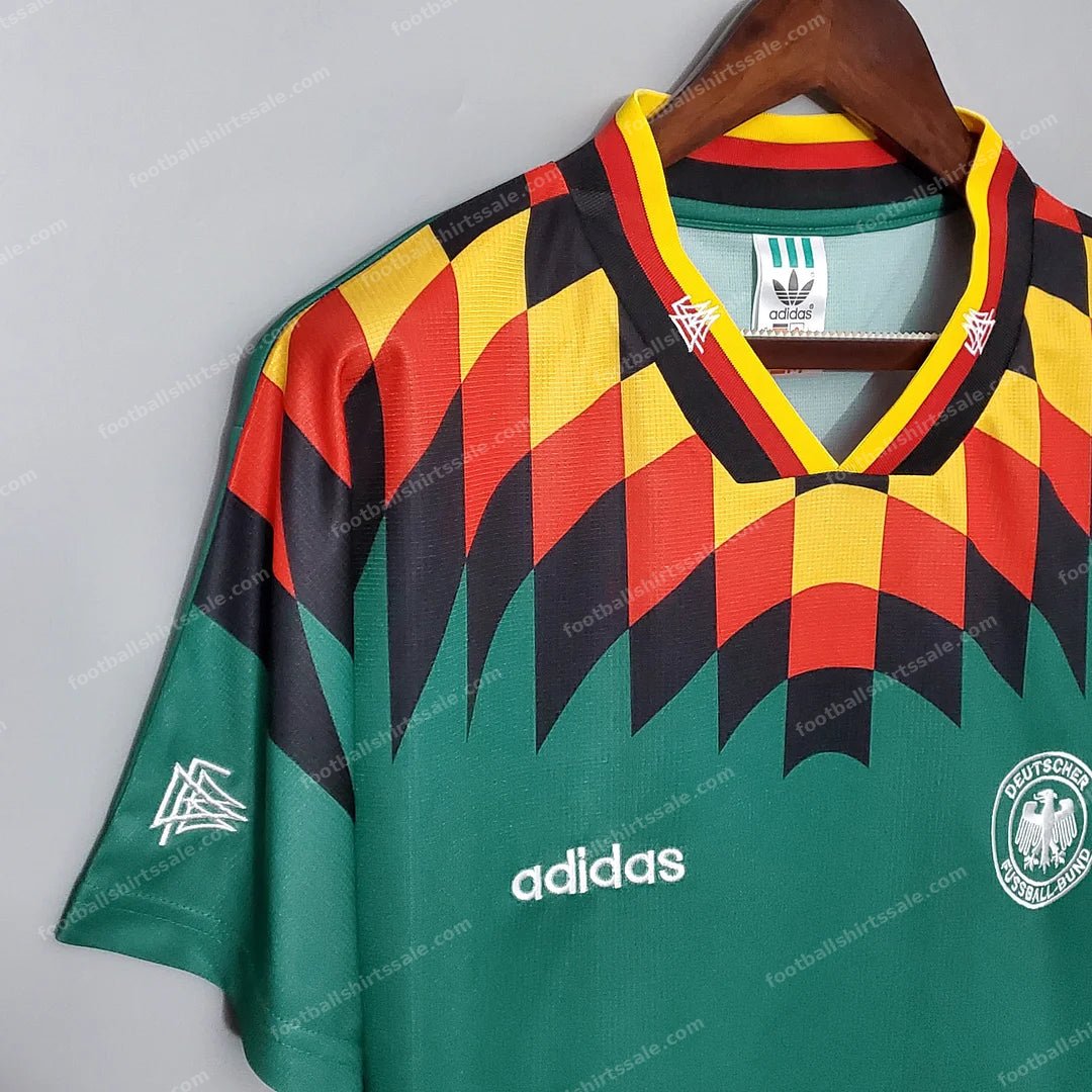 1994 Retro Soccer Jersey Germany Away - Detail 2