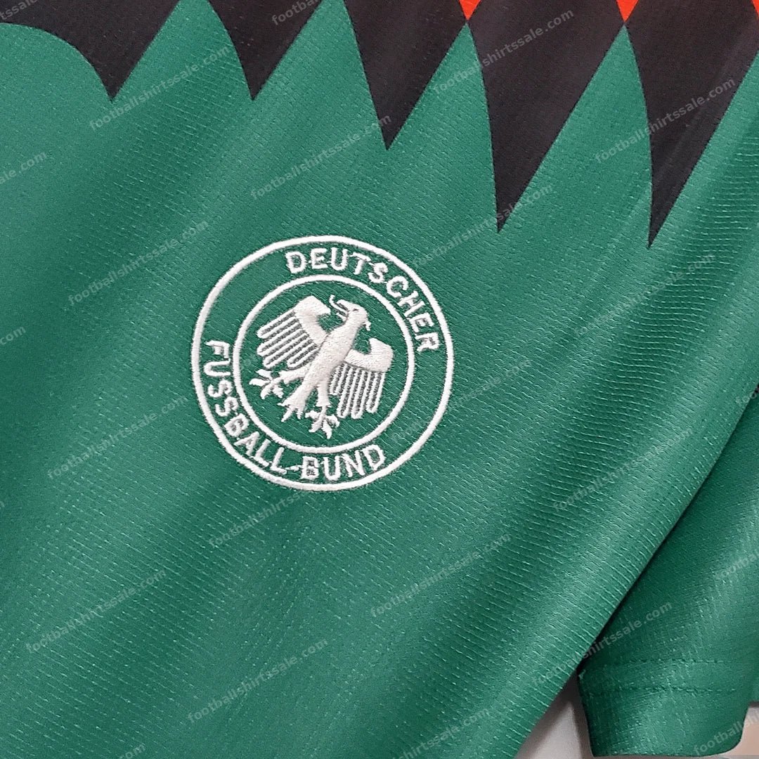 1994 Retro Soccer Jersey Germany Away - Detail 7