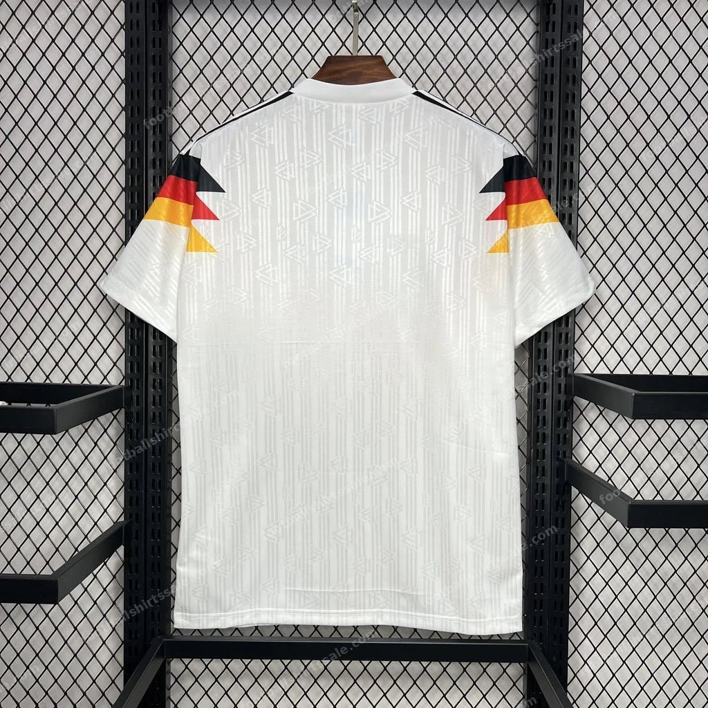 1990 Retro Soccer Jersey Germany Home - Detail 2