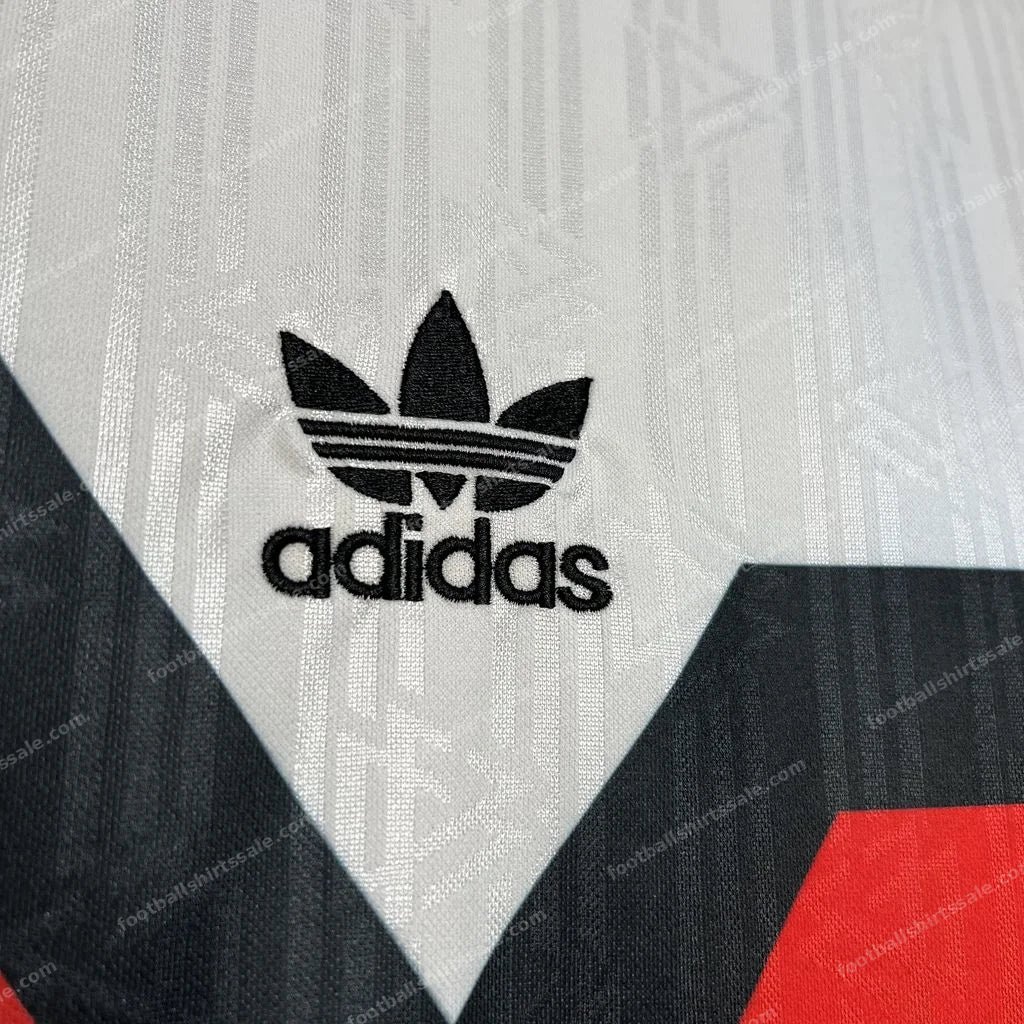 1990 Retro Soccer Jersey Germany Home - Detail 3