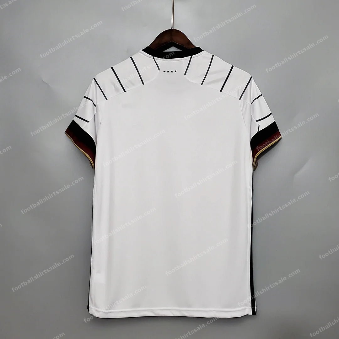 2020 Retro Soccer Jersey Germany Shirt Home - Detail 1