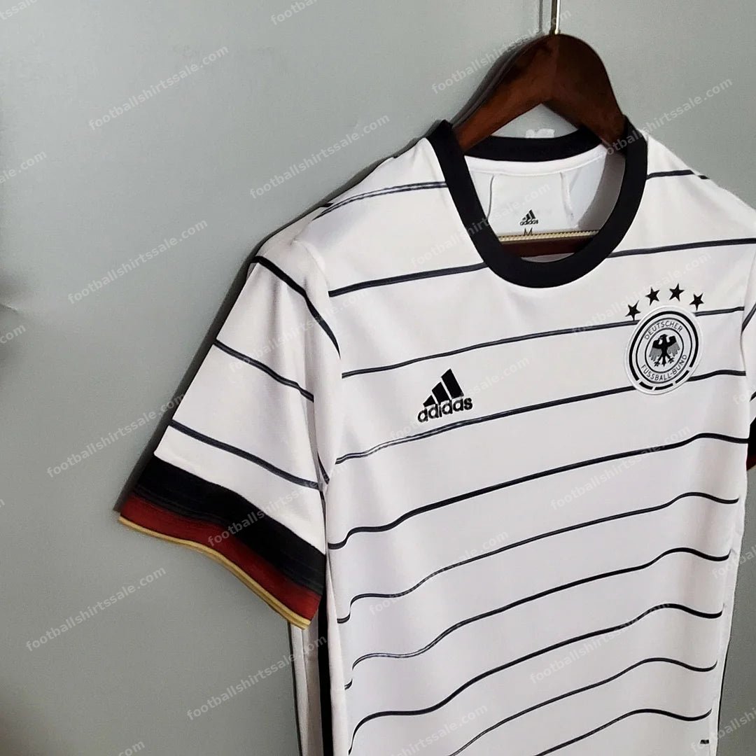 2020 Retro Soccer Jersey Germany Shirt Home - Detail 3