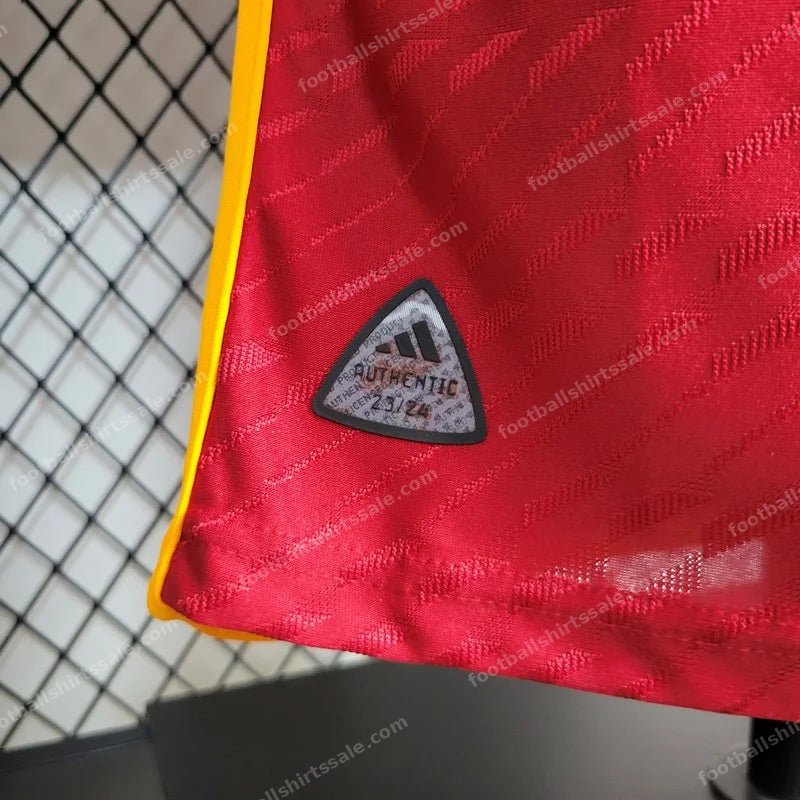 2023/2024 Roma Legacy Home Soccer Jersey 1:1 Thai Quality – Player Version - Detail 6