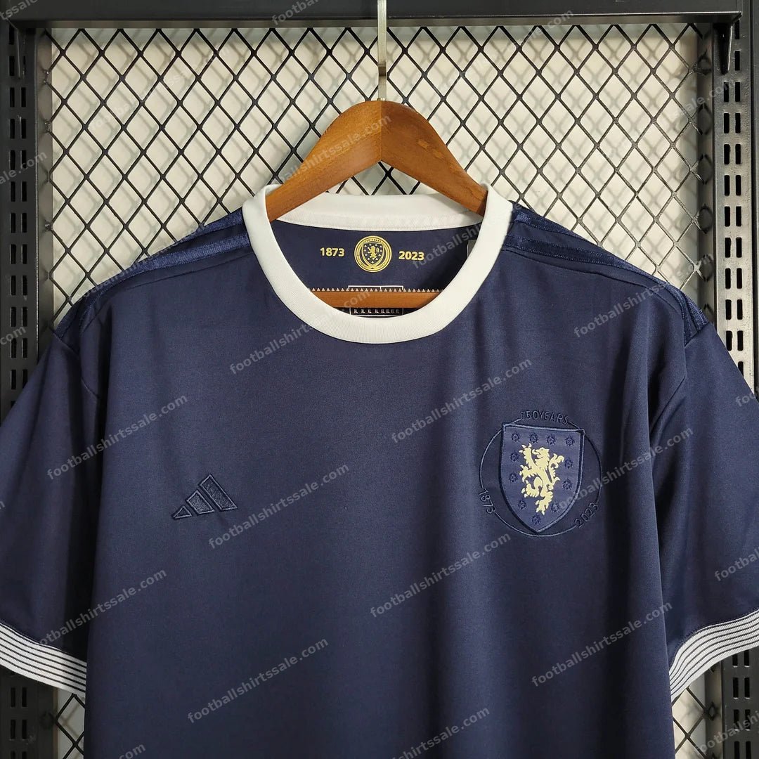 2023 Scotland 150th Anniversary Edition Navy Blue Football Shirt - Detail 3