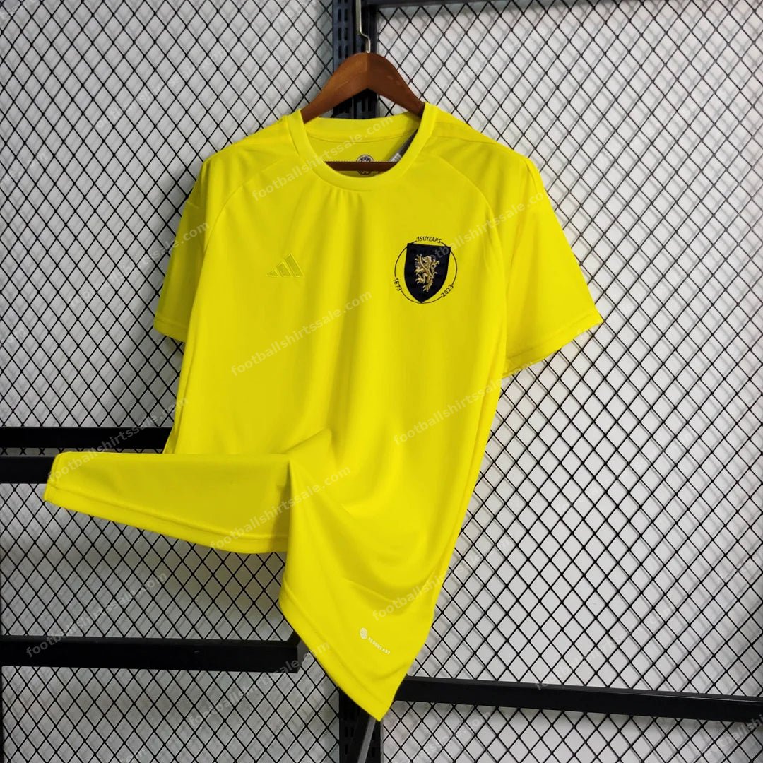 2023 Scotland Goalkeeper Yellow Football Shirt - Detail 2