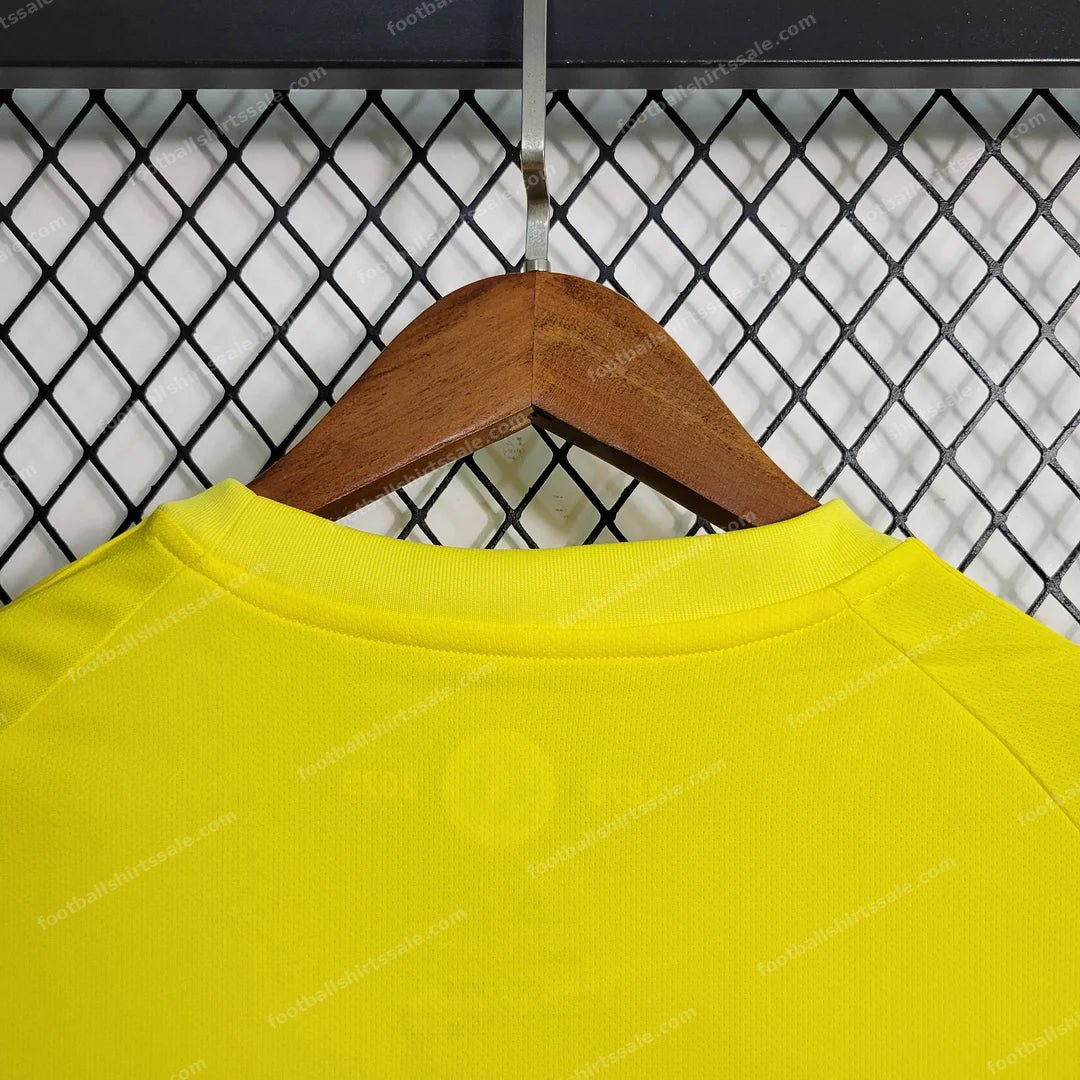 2023 Scotland Goalkeeper Yellow Football Shirt - Detail 4