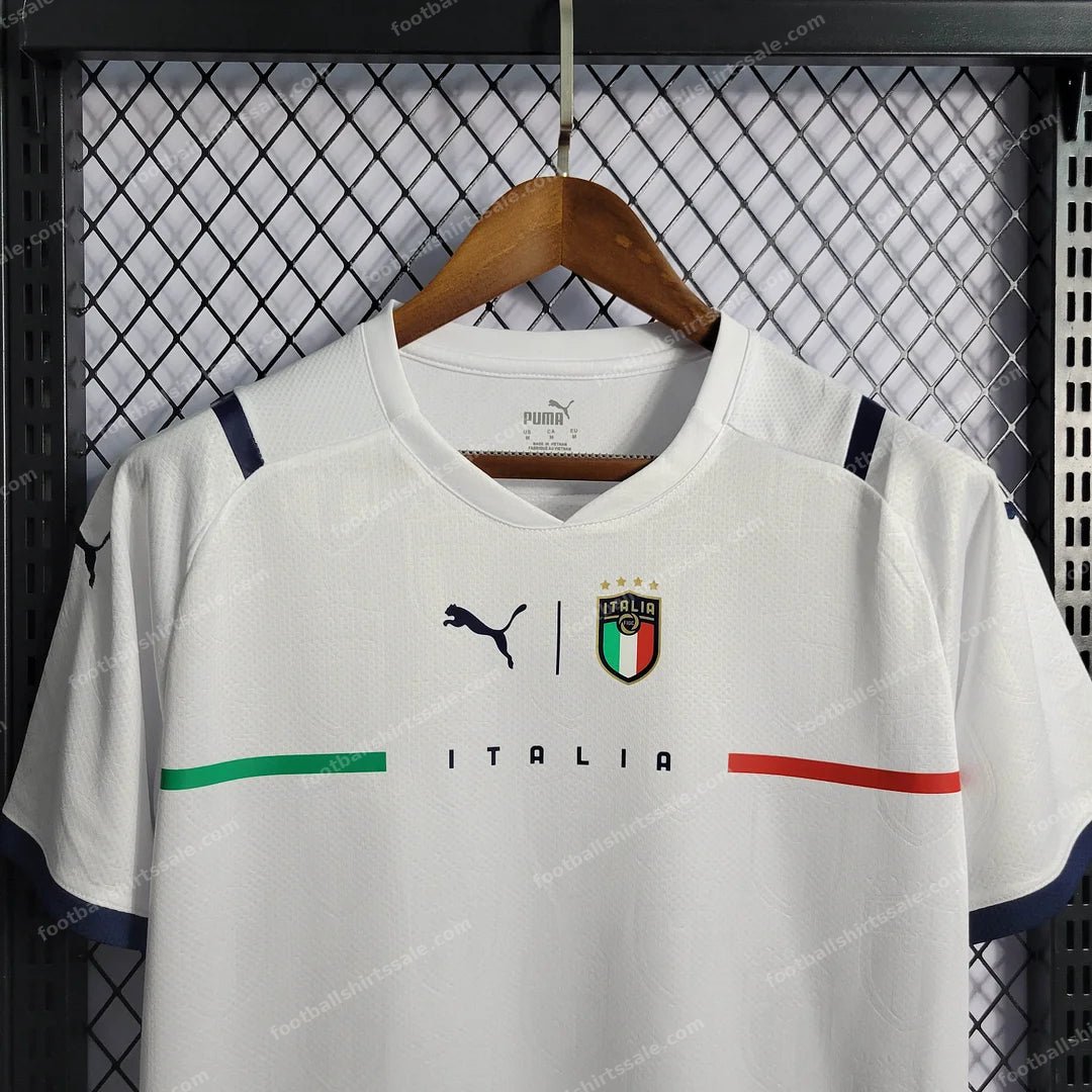 Soccer Shirt Italy 2021 White Away - Detail 2