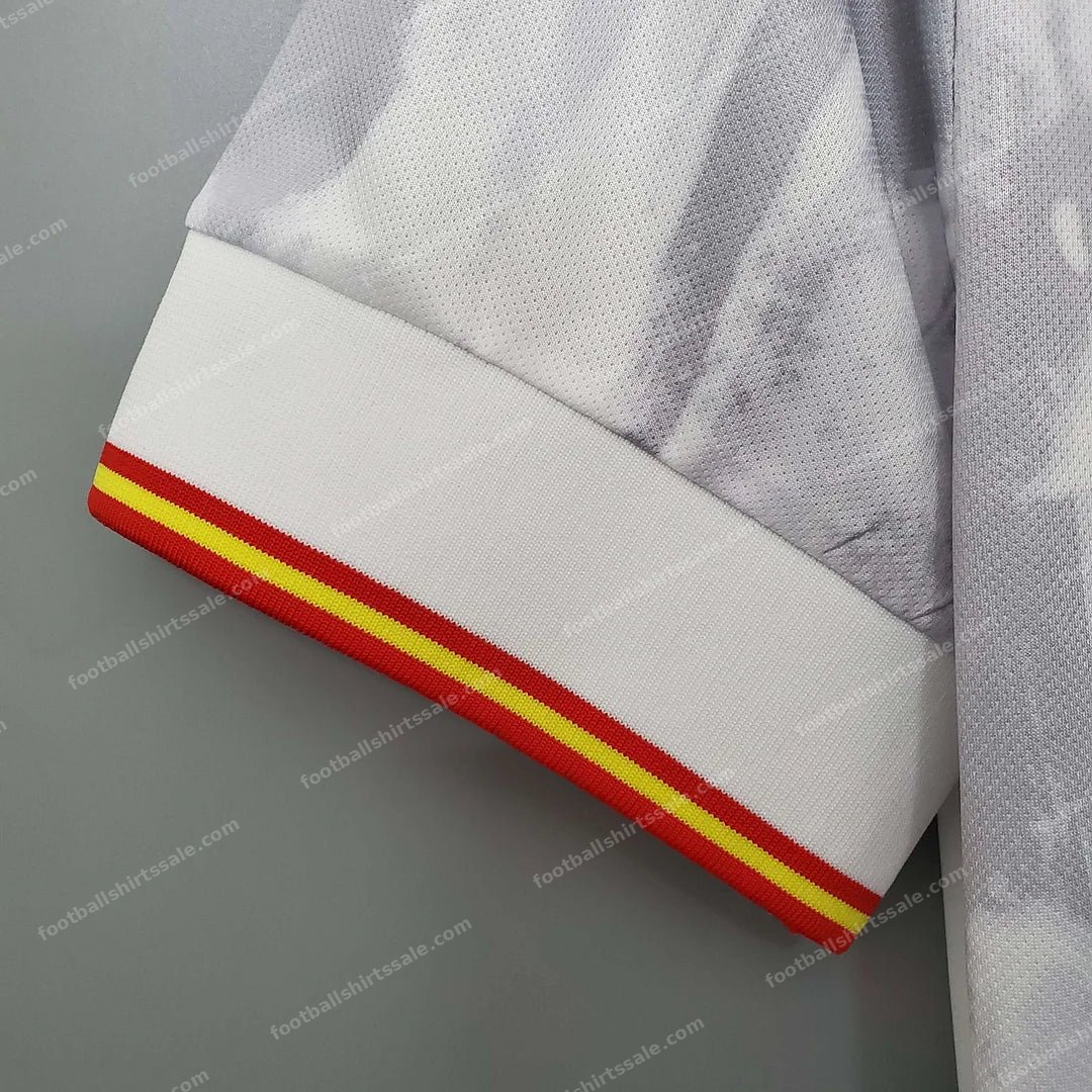 Soccer Shirt Spain 2020 White Away - Detail 4