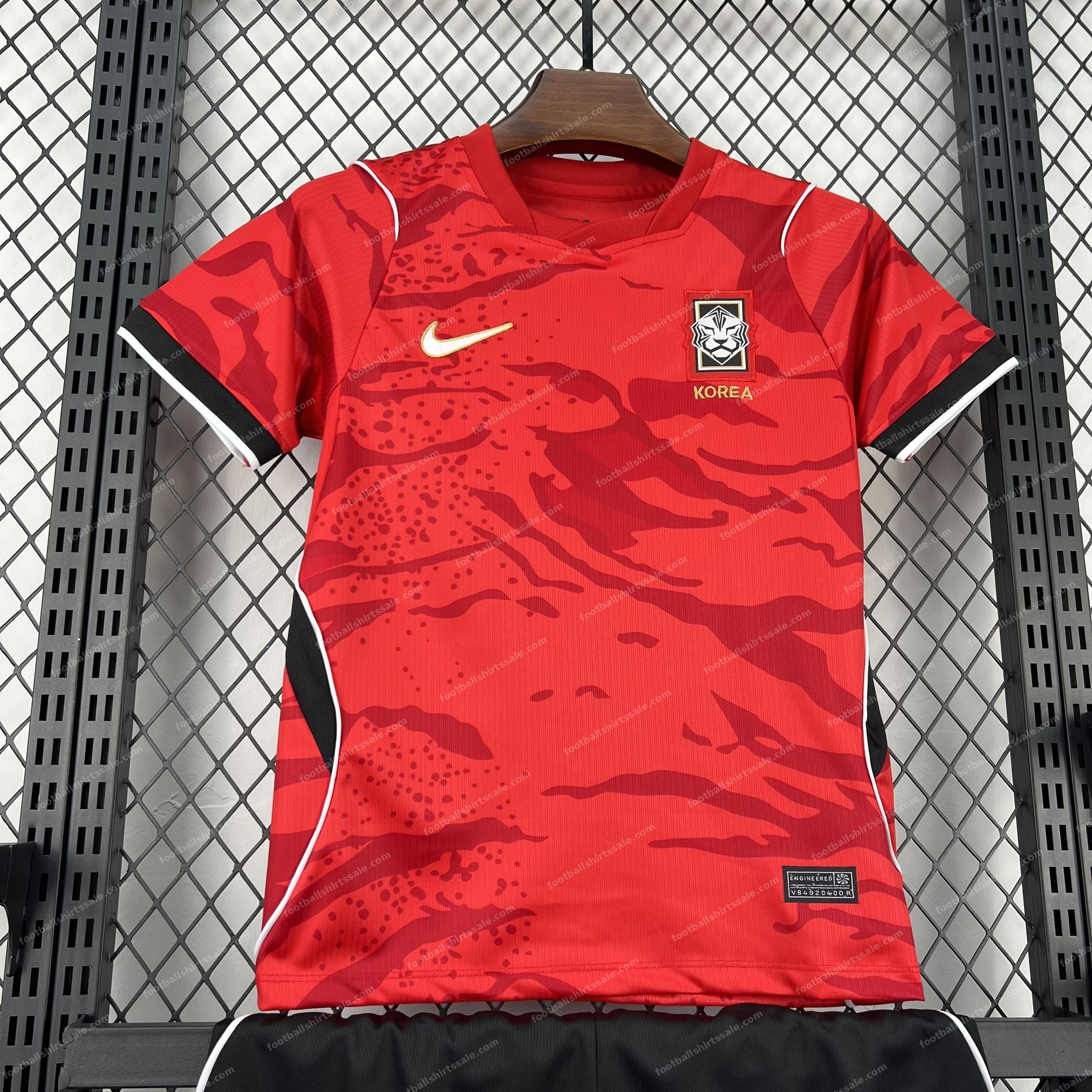 2026 South Korea Home World Cup Football Shirt Kids Size - Detail 4