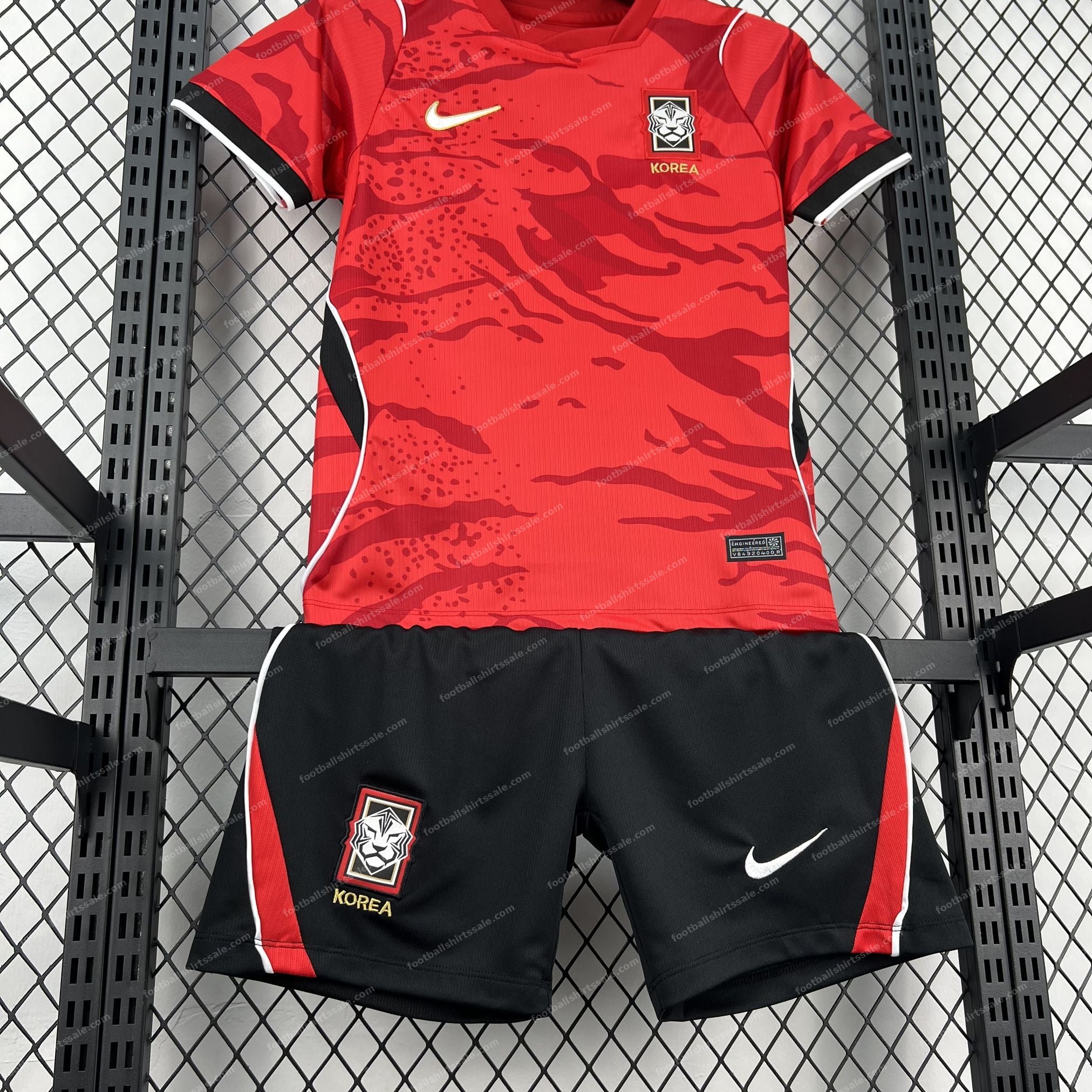 2026 South Korea Home World Cup Football Shirt Kids Size - Detail 5