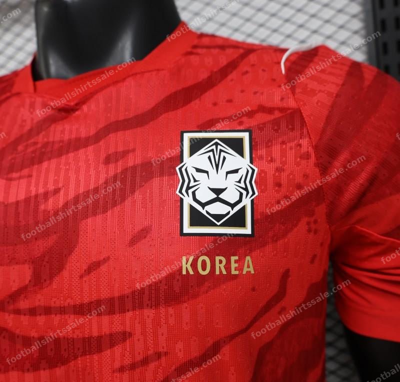 2026 South Korea Home World Cup Football Shirt Player Version - Detail 2