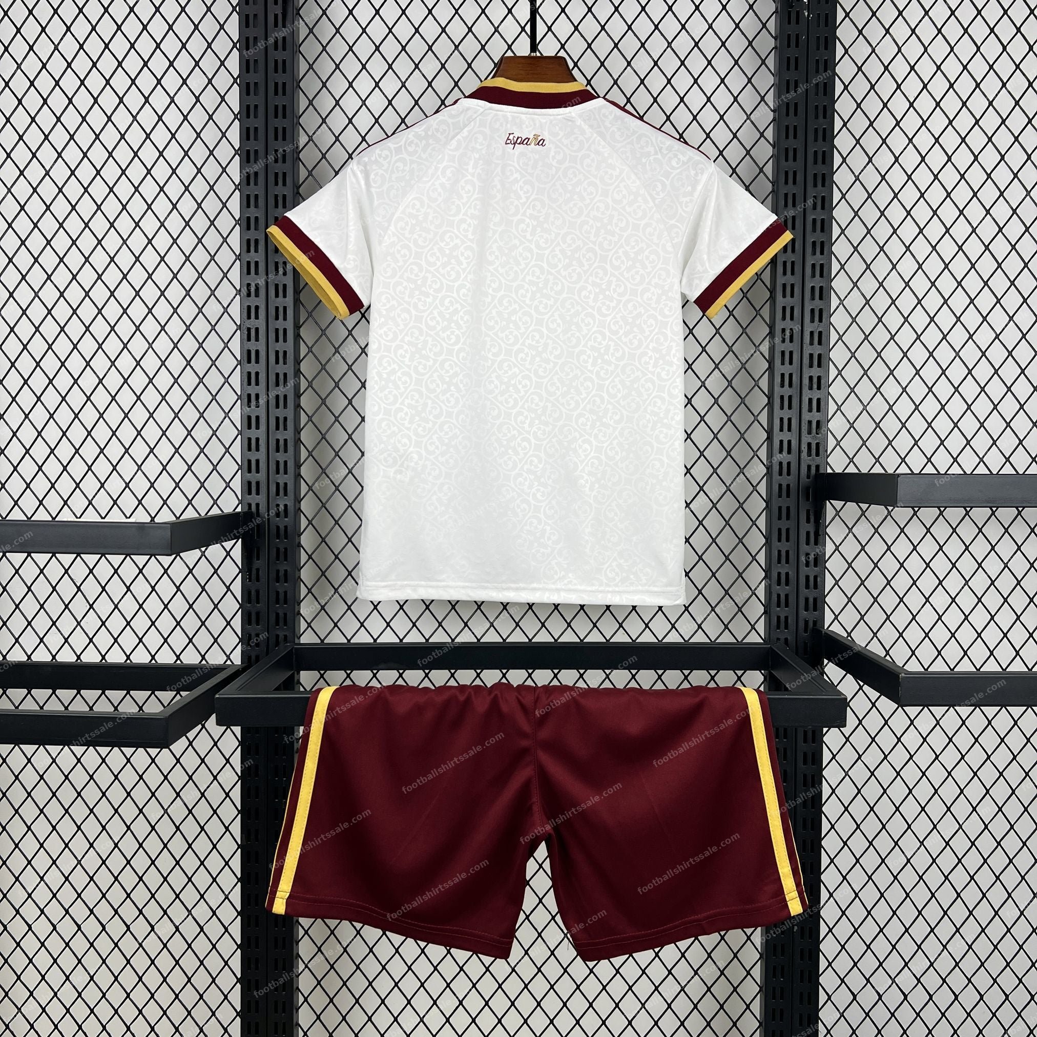 2026 Spain Away World Cup Football Shirt Kids Size - Detail 1