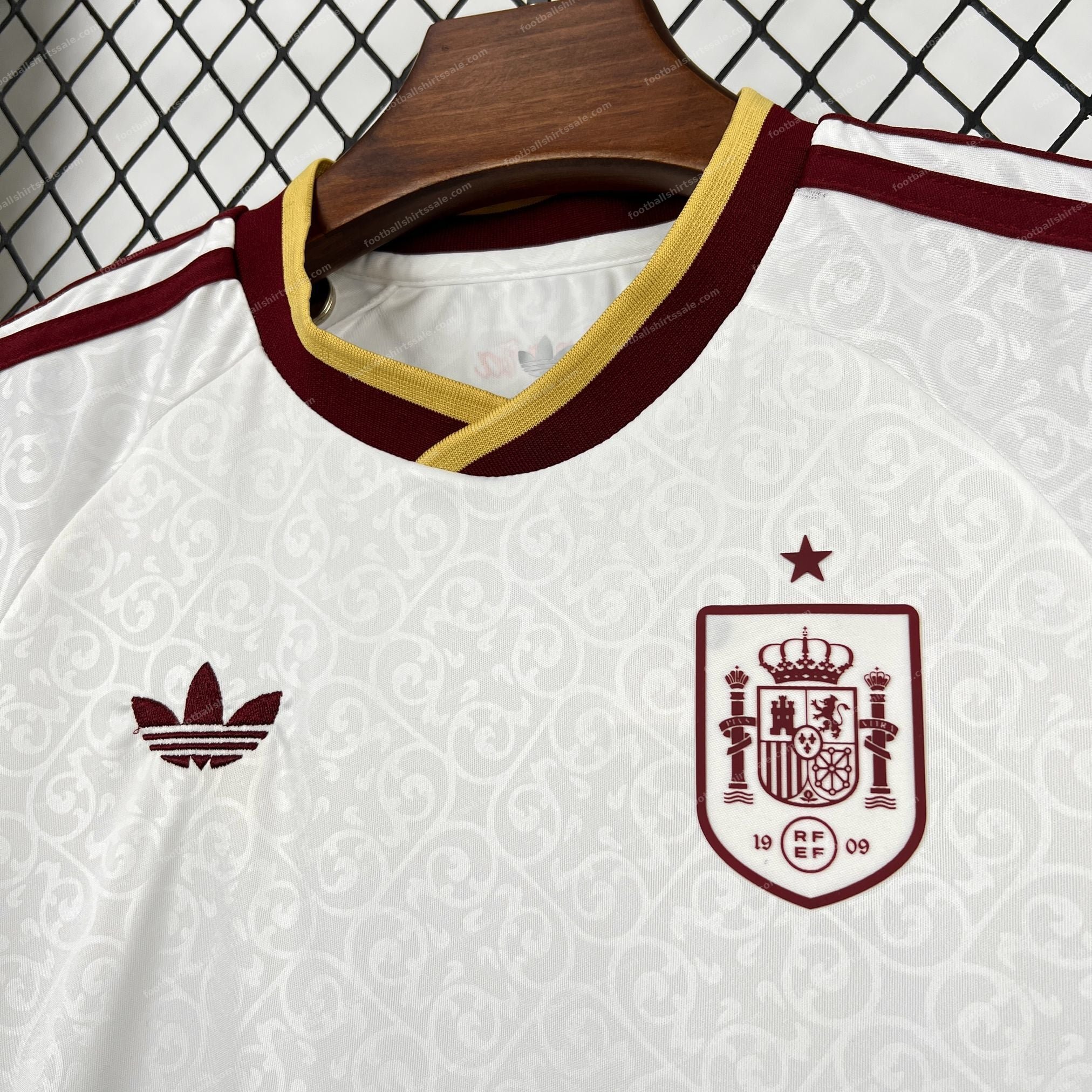 2026 Spain Away World Cup Football Shirt Kids Size - Detail 5