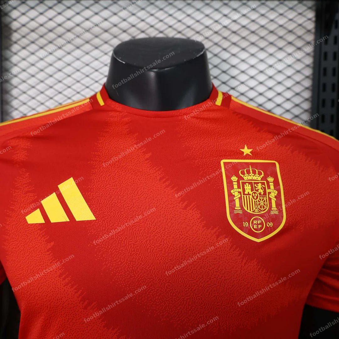 2024 Spain Home Football Shirt 1:1 Thai Quality – Player Version - Detail 2