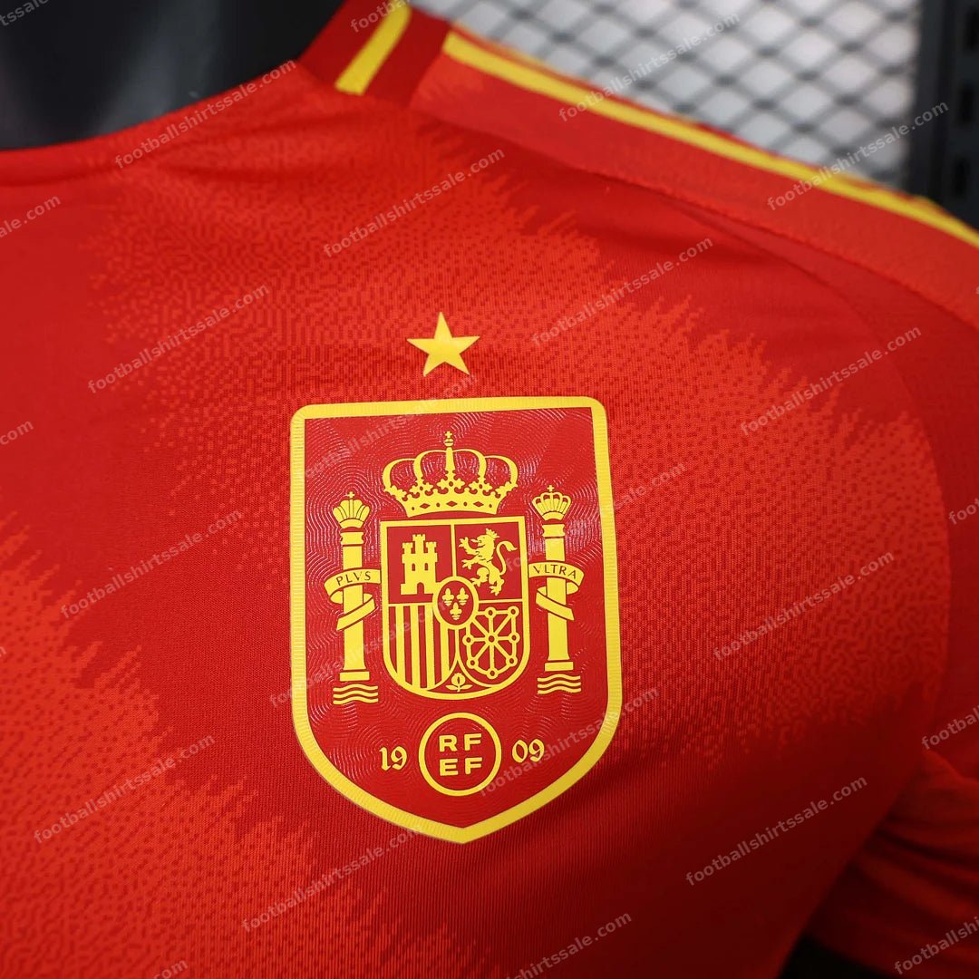 2024 Spain Home Football Shirt 1:1 Thai Quality – Player Version - Detail 5