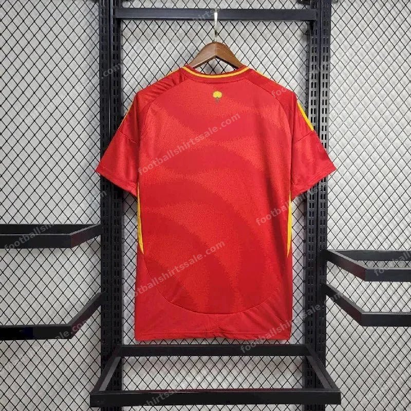 2024 Spain Home Football Shirt - Detail 1