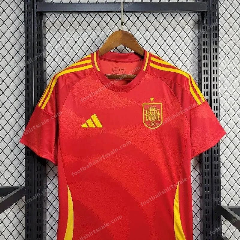 2024 Spain Home Football Shirt - Detail 3