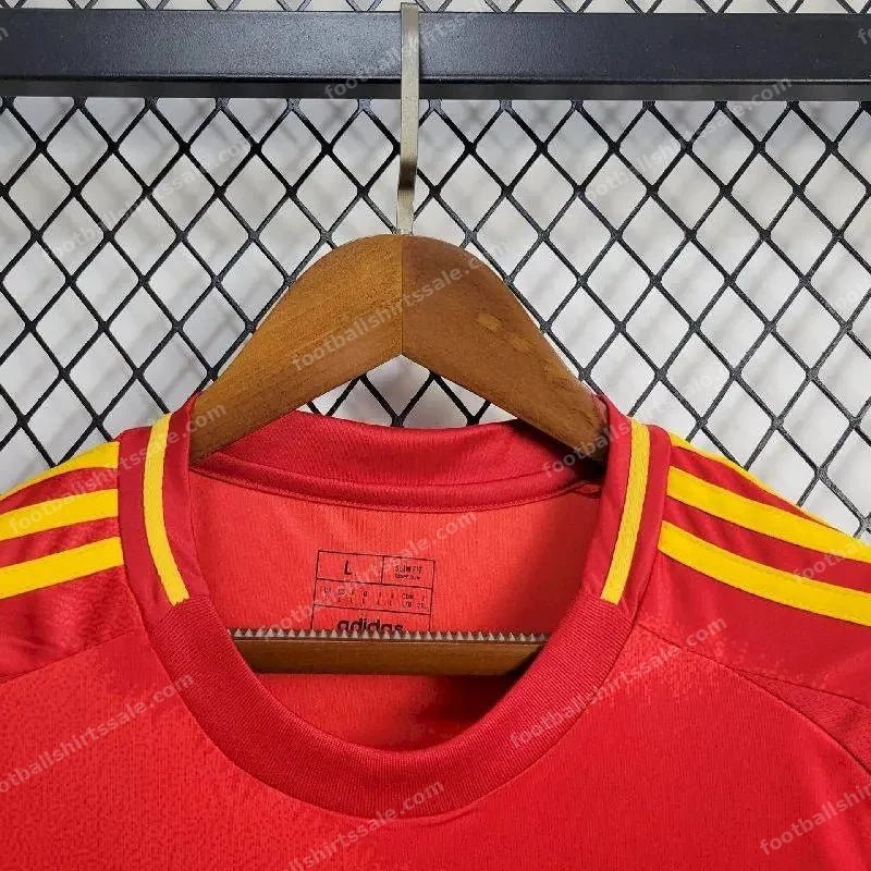 2024 Spain Home Football Shirt - Detail 4